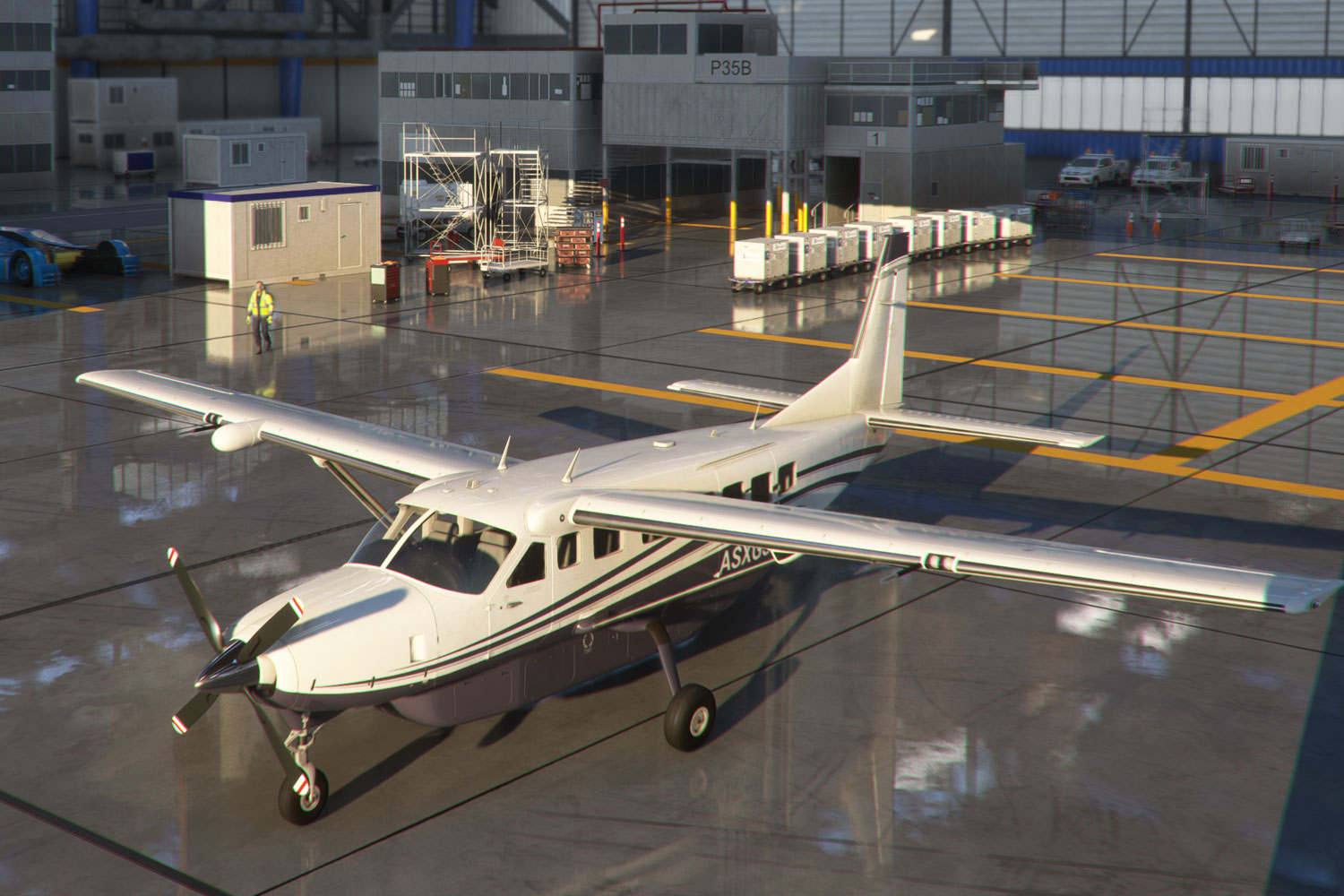 Cessna 208 Simulador de vuelo Aerosim