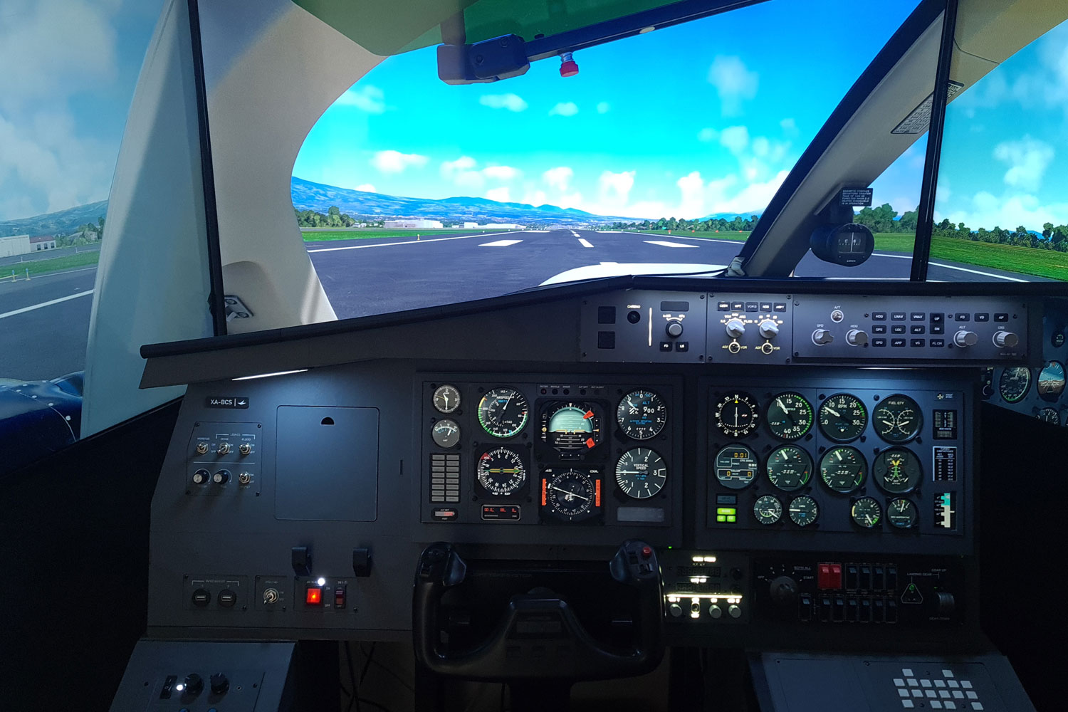 Cessna 414 Simulador de vuelo Aerosim